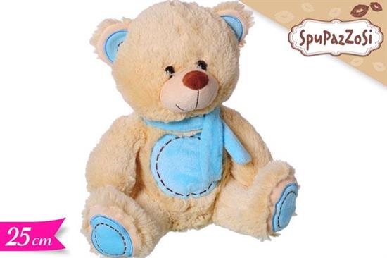 PELUCHE ORSO 25cm DECO AZZURRI