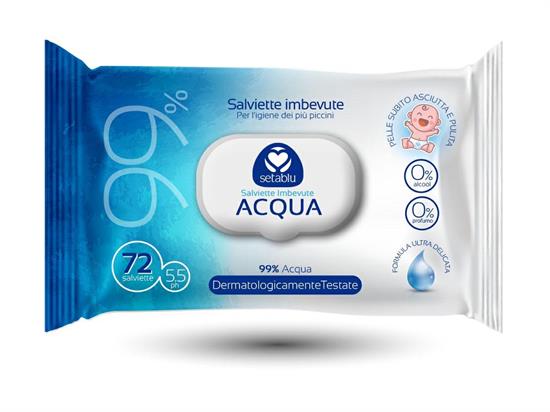 SALVIETTINE NEUTRE ACQUA 72pz