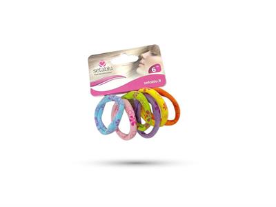 ELASTICI CAPELLI MAGIC FLOWER 6pz COL.ASS.