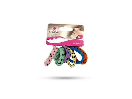 ELASTICI CAPELLI MAGIC SPOTS 6pz COL.ASS.