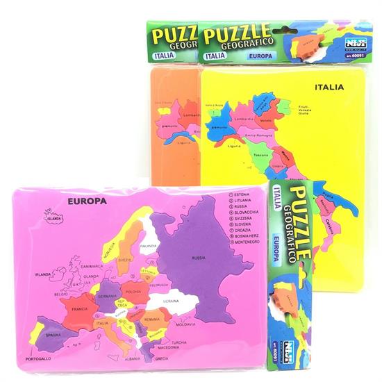 PUZZLE GOMMATO GEOGRAFIA