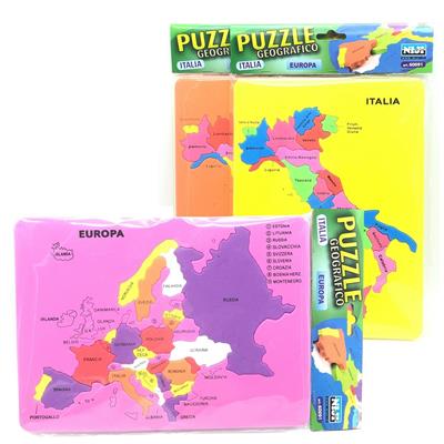 PUZZLE GOMMATO GEOGRAFIA