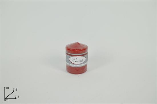 CANDELA 10x7,5cm ROSSA