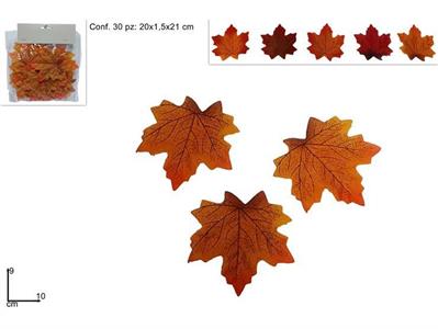 FOGLIE AUTUNNO 10cm 30pz