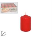 CANDELA CILINDRO ROSSO 6x8