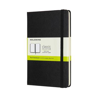 MOLESKINE M NERO PAG.BIANCHE 11,5x17,5 COP.RIGIDA