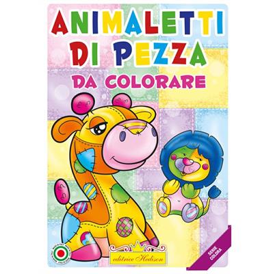 LIBRO COLORA ANIMALI DI PEZZA