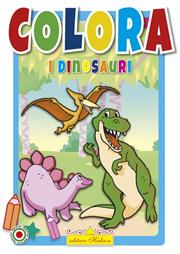 LIBRO COLORA DINOSAURI