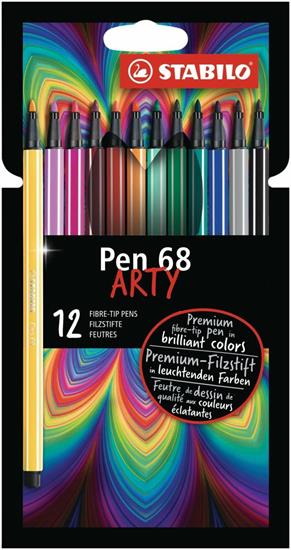 STABILO PEN68 12 colori ARTY