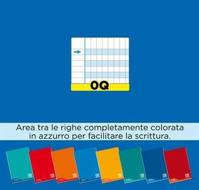 MAXI DIDATTICO ONE COLOR Q - linea blu