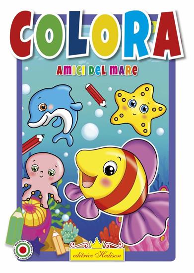 LIBRO COLORA AMICI DEL MARE