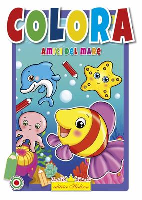 LIBRO COLORA AMICI DEL MARE