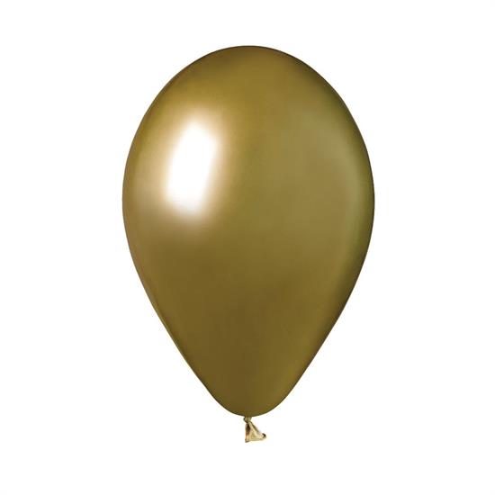 PALLONCINI GLOSSY 13'/33cm ORO 50pz