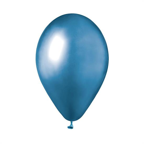 PALLONCINI GLOSSY 13'/33cm CELESTE 50pz