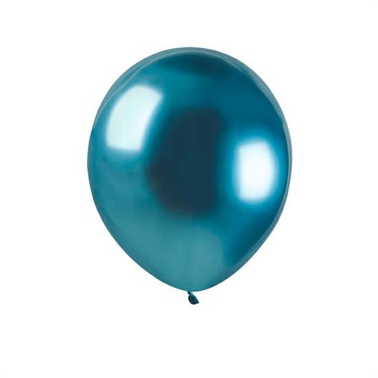 PALLONCINI GLOSSY 5'/13cm CELESTE 50pz