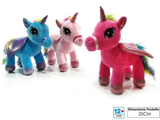 PELUCHE UNICORNO 28cm