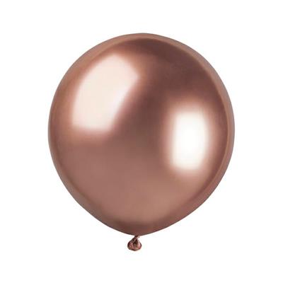 PALLONCINI GLOSSY 19'/48cm ROSE GOLD 25pz