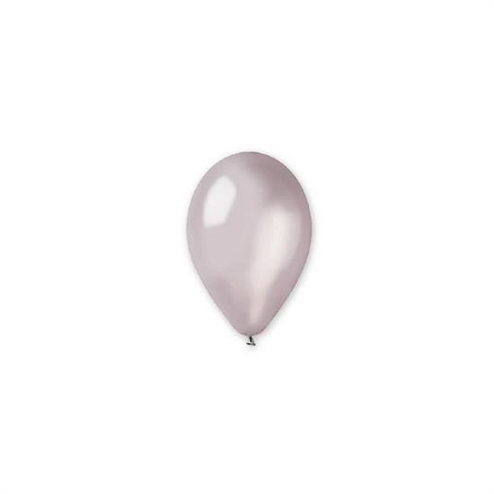 PALLONCINI MEDIUM 16pz ARGENTO METAL 10'/26cm