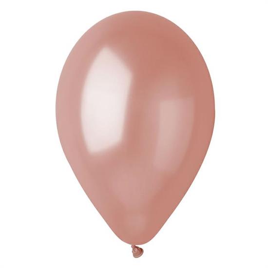 PALLONCINI MEDIUM 16pz ROSE GOLD METAL 10'/26cm