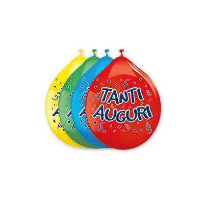 PALLONCINI MEDIUM 20pz TANTI AUGURI 10'/26cm