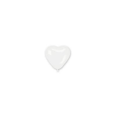 PALLONCINI CUORE BIANCO SMALL 100pz