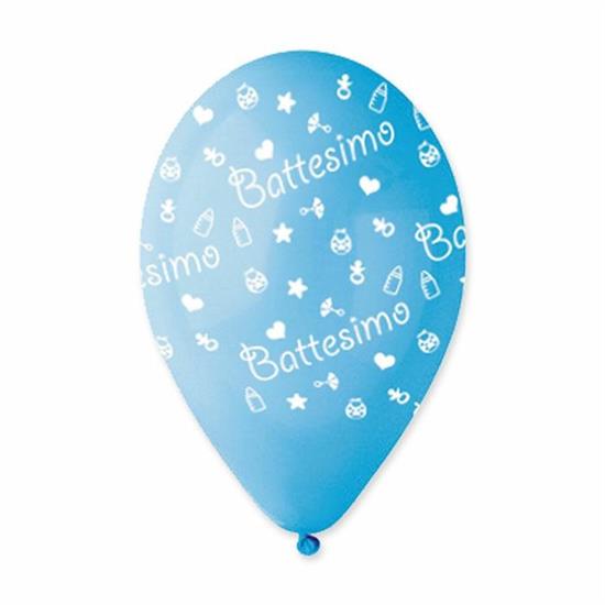 PALLONCINO BATTESIMO CELESTE 12'/30cm