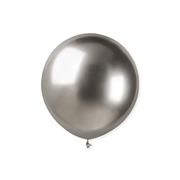 PALLONCINI GLOSSY 19'/48cm ARGENTO 25pz