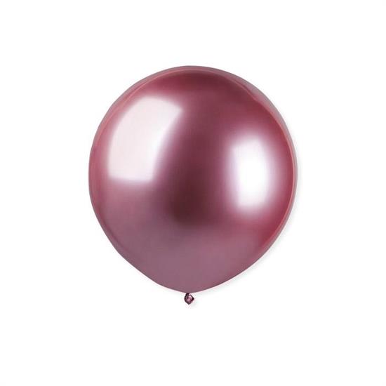 PALLONCINI GLOSSY 19'/48cm ROSA 25pz