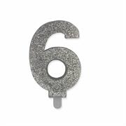 CANDELINA GLITTER ARGENTO 6