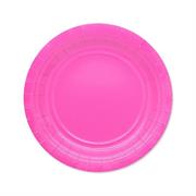 PIATTI ECOLOR 18cm FUXIA 25pz