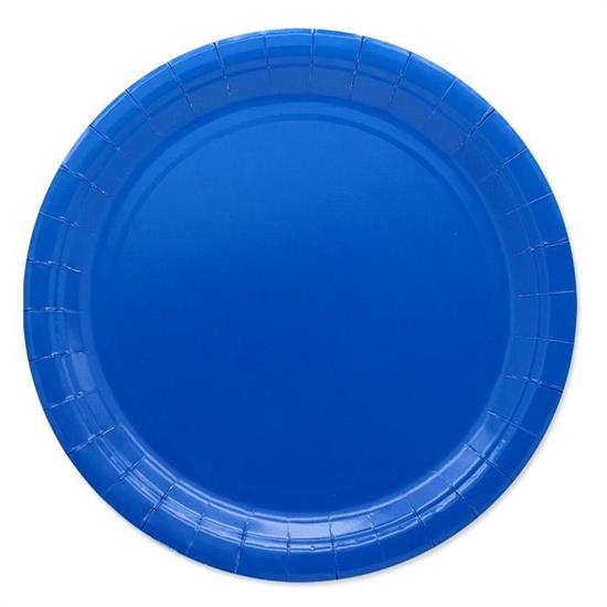 PIATTI ECOLOR 24cm BLU 25pz