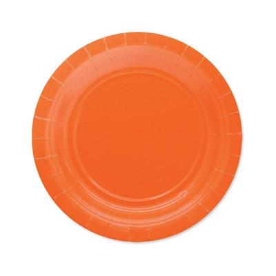 PIATTI ECOLOR 18cm ARANCIO 25pz