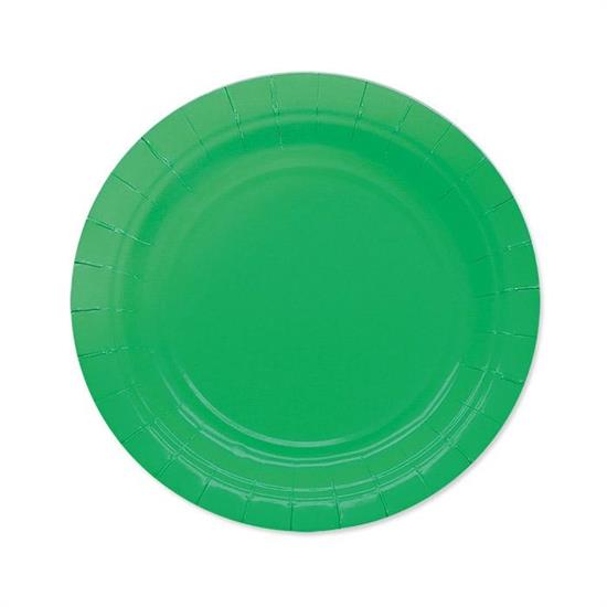 PIATTI ECOLOR 18cm VERDE 25pz