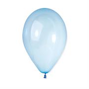 PALLONCINI CRYSTAL 13'/33cm CELESTE 50pz