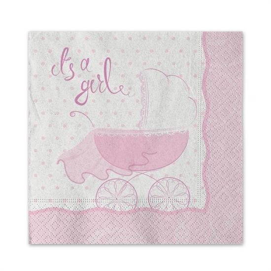 MINI TOVAGLIOLI IT'S A GIRL 20pz 25x25