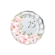 PIATTI 25' ANNIVERSARIO FLORAL 8pz 20cm