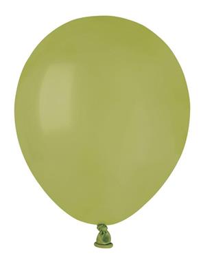 PALLONCINI 5' VERDE OLIVA 100pz