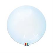 PALLONCINO BUBBLE 18'/45cm CRYSTAL CELESTE