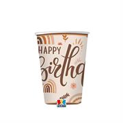 BICCHIERI BIRTHDAY BOHO 8pz