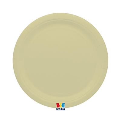 PIATTI ECOLOR 24cm LATTE 25pz