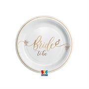 PIATTI BRIDE TO BE 8pz 18cm