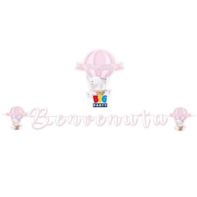 KIT SCRITTA BENVENUTA ELEFANTINO 6mt