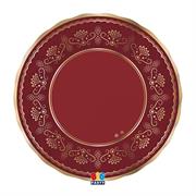 PIATTI ROYAL RED GOLD 25cm 6pz