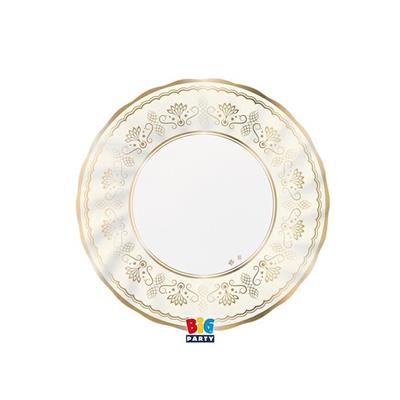 PIATTI ROYAL IVORY GOLD 20cm 6pz