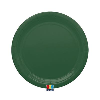 PIATTI ECOLOR 24cm VERDE FORESTA 25pz