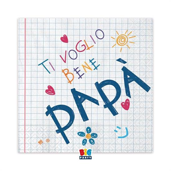 PARTY PAPA' TOVAGLIOLI 16pz 33x33