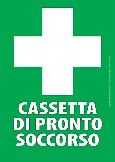 CARTELLO 22x31 CASSETTA PRONTO SOCCORSO