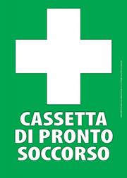 CARTELLO 22x31 CASSETTA PRONTO SOCCORSO