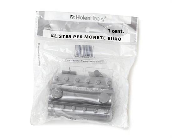 BLISTER MONETE 1 CENT 20pz