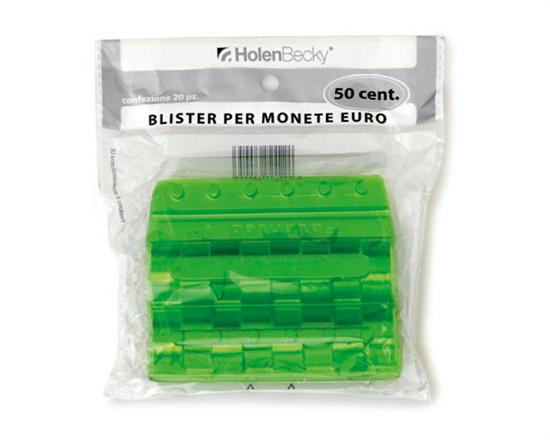 BLISTER MONETE 50 CENT 20pz